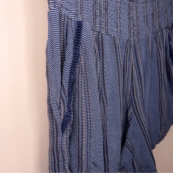 Medium Three Dots Brand Pull On Casual Shorts Comfort Waist Slate Gray Blue - Picture 3 of 11